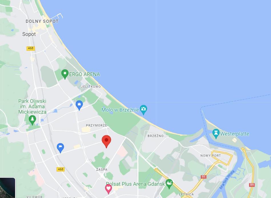 Apartament 2 Pokoje Blisko Morza 1500 Metrow W Gdansku Apartment Ngoại thất bức ảnh